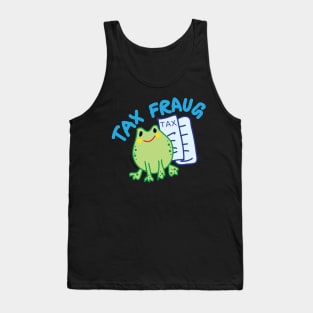 Tax fraud frog pun Tank Top